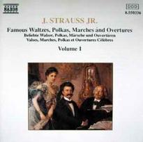 CD J. Strauss Jr.* - Famous Waltzes, Polkas, Marches And Overtures, Volume 1 (naudota)