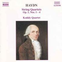 CD Haydn* – & Kodály Quartet - String Quartets Op. 1, Nos. 1 - 4 (naudota)