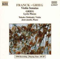 CD Franck*, & Grieg* - & Takako Nishizaki, & Jenö Jandó - Violin Sonatas / Lyric Pieces (naudota)
