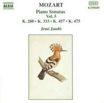 CD Mozart* - & Jenö Jandó - Piano Sonatas, Vol. 5 (naudota)