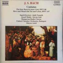 CD J. S. Bach* - Cantatas (Ein Feste Burg Ist Unser Gott, BWV 80 / Herz Und Mund Und Tat Und Leben, BWV 147) (naudota)
