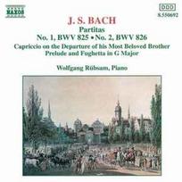 CD J. S. Bach* - & Wolfgang Rübsam - Partitas Nos. 1 And 2 (naudota)