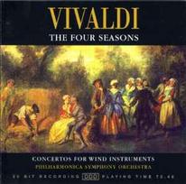 CD Vivaldi & Philharmonica Symphony Orchestra - The Four Seasons (naudota)