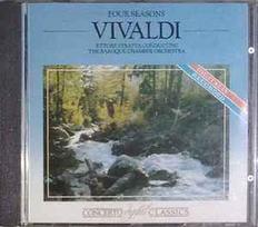 CD Vivaldi* - Four Seasons - Ettore Stratta Conducting The Baroque Chamber Orchestra (naudota)