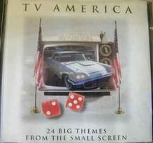 CD Various - TV America - 24 Big Themes From The Small Screen (naudota)