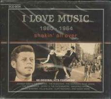 CD Various - I Love Music 1960 - 1964 (Shakin' All Over) (naudota)
