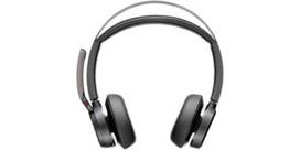HP Poly Voyager Focus 2-M USB-C-C Headset USB-C/A Adapter Charging Stand