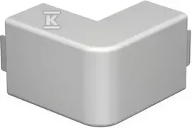 OBO Bettermann Išorinis kampas, aukštis 40 mm, plotis 60 mm, balta RAL 9010, bešvinis plastikas