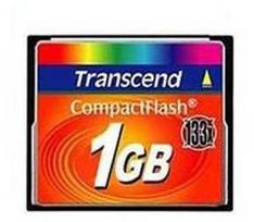 Atminties kortelė Transcend Compact Flash kortelė 133x 1GB