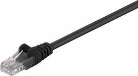 Goobay RB-LAN RJ-45/RJ-45 kat.5e U/UTP Juodas 0.5m (RB1400.5)