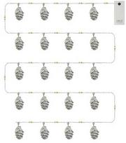 Kalėdinės lemputės Sirius Molly Cone snow, 20LED, 2M+30 cm