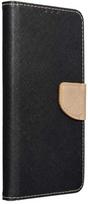 Oem FANCY Book dėklas skirtas Samsung Galaxy A16 juodos spalvos / auksinis