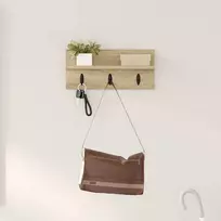 Prikabinamas paltas Sieninis Sonoma ąžuolas 40 x 10,5 x 18 cm