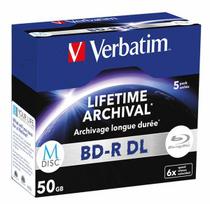 Verbatim BD-R DL, LIFETIME ARCHIVAL, 50GB, jewel case, 43846, 6x, Opakowanie 5 vnt