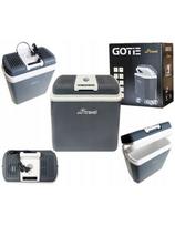 Kelioninis automobilinis šaldytuvas GOTIE GLT-240G, 24L, 12V/230V, šaldymas ir šildymas, pilkas