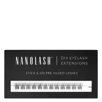 Nanolash - Stick & Go Pre-Glued Lashes - Blakstienų Kuokšteliai su Klijais - Innocent Short - 1 pak.