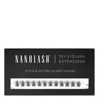 Nanolash - Stick & Go Pre-Glued Lashes - Priklijuojami Blakstienų Kuokšteliai su Klijais - Harmony Short - 1 pak.