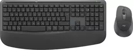 Logitech Signature Comfort Plus Combo MK880 verslui klaviatūra Pridėta pelė Universali USB + Bluetooth QWERTZ vokiečių kalba Grafito