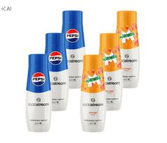 SodaStream PEPSI ir MIRINDA sirupai, 3 vnt., po 440 ml