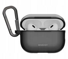 Apsauginis dėklas Apple AirPods Pro 1/2 ausinėms su karabinu
