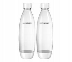 SodaStream 1 l talpa gazuoto vandens buteliams, 2 vnt., balti