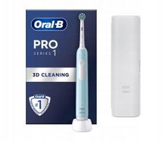Įkraunamas elektrinis dantų šepetėlis Oral-B Pro Series 1 Caribbean Niebieski + Etui