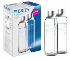 Brita Glass SodaTrio stikliniai gazavimo buteliai, 2 vnt., 1 l