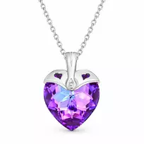 Diamond Sky Jewelry Sidabrinis pakabukas „Cupid II (Heliotrope)“ su Swarovski® kristalais