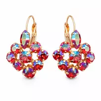 Diamond Sky Jewelry Auskarai „Splendor (Light Siam Shimmer)“ su Swarovski® kristalais