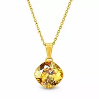 Diamond Sky Jewelry Pakabukas „Glare IV (Golden Shadow)“ su Swarovski® kristalais