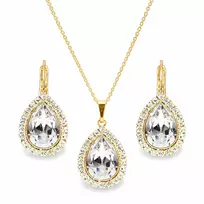 Diamond Sky Jewelry Papuošalų rinkinys moterims „Celestial Drop“ su Swarovski® kristalais