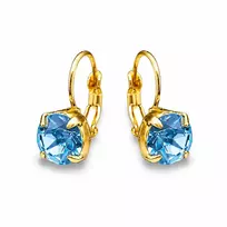 Diamond Sky Jewelry Auskarai „Glory (Aquamarine Mėlyna)“ su Swarovski® kristalais