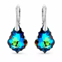 Diamond Sky Jewelry Sidabriniai auskarai „Baroque V (Meridian Mėlyna)“ su Swarovski® kristalais