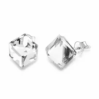 Diamond Sky Jewelry Sidabriniai auskarai „Rubicon II (Comet Argent Light)“ su Swarovski® kristalais