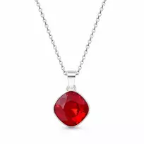 Diamond Sky Jewelry Sidabrinis pakabukas „Glare II (Siam)“ su Swarovski® kristalais