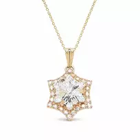 Diamond Sky Jewelry Pakabukas „Snowflake“ su Swarovski® kristalais