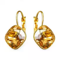 Diamond Sky Jewelry Auskarai „Glare IV (Golden Shadow)“ su Swarovski® kristalais