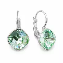 Diamond Sky Jewelry Auskarai „Glare IV (Chrysolite)“ su Swarovski® kristalais
