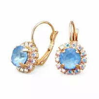 Diamond Sky Jewelry Auskarai „Glory II (Ocean DeLite)“ su Swarovski® kristalais