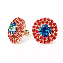 Diamond Sky Jewelry Auskarai „Andrea (Bermuda Mėlyna)“ su Swarovski® kristalais