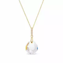 Diamond Sky Jewelry Sidabrinis pakabukas „Calathea (Crystal Shimmer)“ su Swarovski® kristalais