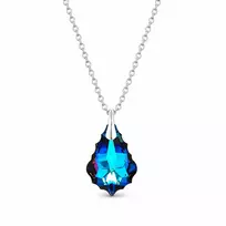 Diamond Sky Jewelry Sidabrinis pakabukas „Baroque V (Meridian Mėlyna)“ su Swarovski® kristalais