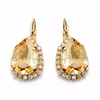 Diamond Sky Jewelry Auskarai „Celestial Drop III (Golden Shadow)“ su Swarovski® kristalais