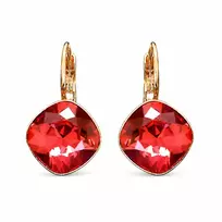 Diamond Sky Jewelry Auskarai „Glare IV (Padparadscha)“ su Swarovski® kristalais