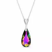 Diamond Sky Jewelry Sidabrinis pakabukas „Rainbow Waterfall (Vitrail Medium)“ su Swarovski® kristalais