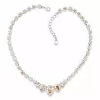 Diamond Sky Jewelry Vestuvinis vėrinys „Leonora (Golden Shadow)“ su Swarovski® kristalais