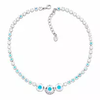 Diamond Sky Jewelry Vestuvinis vėrinys „Akinantis Spindesys (Aurora Borealis)“ su Swarovski® kristalais