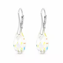 Diamond Sky Jewelry Sidabriniai auskarai „Enchanté (Aurora Borealis)“ su Swarovski® kristalais