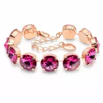 Diamond Sky Jewelry Apyrankė moterims DiamondSky „Vortex (Fuchsia)“ su Swarovski kristalais