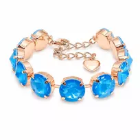 Diamond Sky Jewelry Apyrankė moterims DiamondSky „Vortex (Electric Mėlyna Ignite)“ su Swarovski kristalais